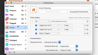 Perspectives in OmniFocus 3 for Mac [upl. by Yedorb441]