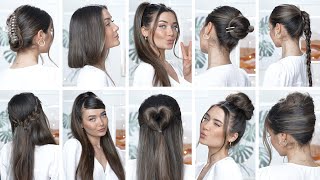 10 EASY HEATLESS BACK TO SCHOOL HAIRSTYLES 2022 [upl. by Body424]