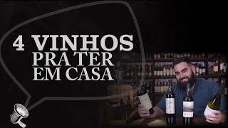 4 VINHOS BÁSICOS PARA TER EM CASA [upl. by Joao]