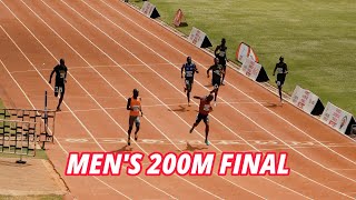 Mens 200m Final  World Athletics Championships U20 Trials 2024 [upl. by Ibob]