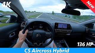 Citroen C5 Aircross 2024 POV Test drive 4K 12 PureTech 136 HP EDCS6 48V Mild Hybrid [upl. by Nej]