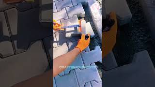 Sidewalk tile edge installation tool [upl. by Calore]