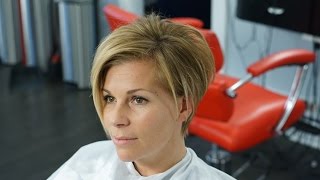 Undercut Textured Bob  How to Woman Tutorial [upl. by Perceval987]