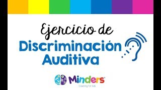 Discriminación Auditiva  Minders Psicología Infantil [upl. by Urbano827]