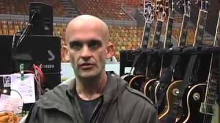 Rivera interview w Rise Against Backstage [upl. by Angy]