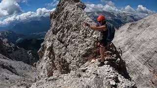 Via Ferrata Ivano Dibona Cortina d’Ampezzo 2022 [upl. by Nnaeiram]