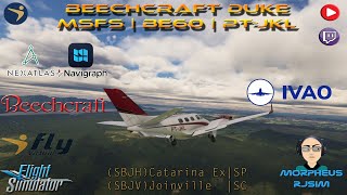 🛩️4K MSFS  🛫SBJH 🛬SBJV  Beechcraft DukeBE60  PTJKL [upl. by Ayotal]