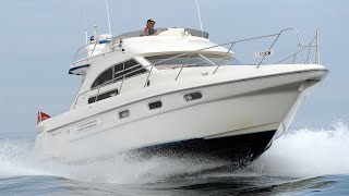 Sealine 350 Statesman 1993 for sale at Norfolk Yacht Agency [upl. by Bobbee641]