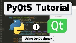 PyQt5 Tutorial  How to Use Qt Designer [upl. by Enomal]