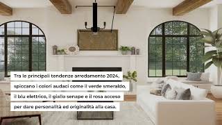 Tendenze arredamento 2024 come arrederemo casa [upl. by Breena]