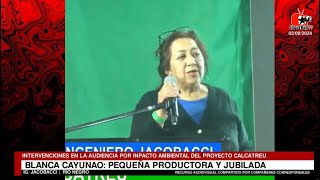 INTERVENCIONES EN LA AUDIENCIA PUBLICA EN JACOBACCI POR PROYECTO CALCATREU [upl. by Acireit]