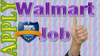 Walmart Job Application Online Video Review [upl. by Zahc]