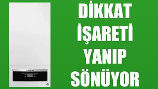 Buderus Kombi Dikkat İşareti Yanıp Sönüyor Sorunu Çözümü [upl. by Manup565]