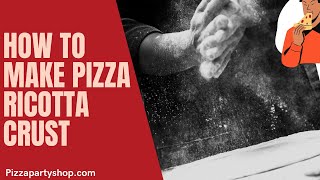 How to make pizza ricotta crust at home quick and easy recipe and procedure in Ardore pizza oven [upl. by Ankeny]