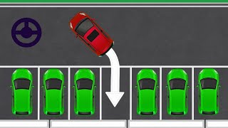 Simplified animated guide to Reverse Parking [upl. by Morten]