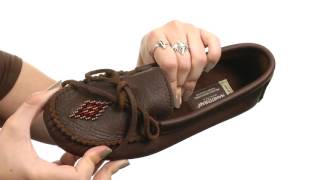 Manitobah Mukluks Canoe Moccasin Grain Leather SKU8618931 [upl. by Euqinay663]