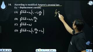 According to modified Amperes circuital law iD  displacement current [upl. by Onder677]