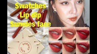 SUNNIES FACE LIP DIP  SON SUNNIES FACE  MAIHUONG MAKEUP [upl. by Sucramat897]