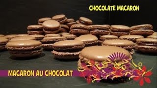 MACARONS AU CHOCOLAT CHOCOLATE MACARON [upl. by Hessney]