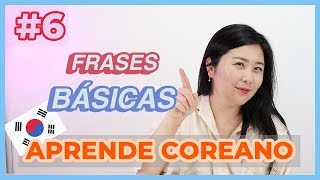 CLASE 6 CÓMO SE DICE HOLA ADIÓS Y GRACIAS EN COREANO  FRASES BÁSICAS PARA PRESENTARSE [upl. by Kinson629]