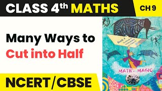 Halves and Quarters Class 4 Chapter‐9 MathsWorkbook Part1fully solved exercise NCERTTHEMIND [upl. by Atin]