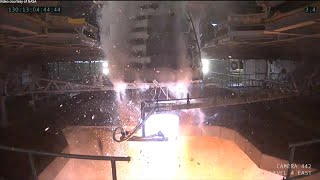 SLS RS25 Engine Test 10 May 2023 [upl. by Madaih]