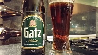 Gatz Altbier Brauerei Gatz  German Beer Review [upl. by Ahsirhcal630]