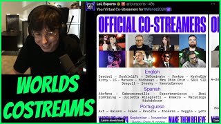 Caedrel Reacts To Worlds 2024 CoStreamers Announcement [upl. by Patten]