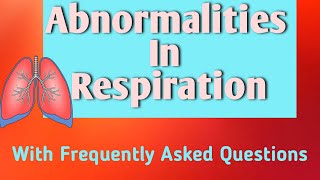 What Are The Alteration In Respiration Abnormal Breathing Pattern And Sounds Nursing [upl. by Kerril312]