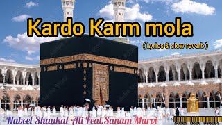 New Kalaam KardoKarmMola Lyrics slowreverb l Nabeel Shaukat Ali FealSanam Marvi NabeelShaukatAli [upl. by Haff580]