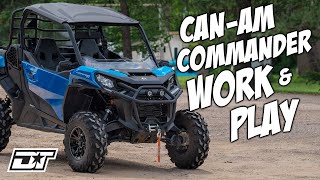 All New Can Am Commander XT Work and Play Adventure [upl. by Ecnatsnoc]