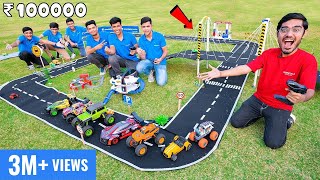 ₹100000 RC Car Race Challenge in Mini City Ft Crazy XYZ🔥  कौनसी गाड़ी जीतेगी रेस [upl. by Leinahtam374]