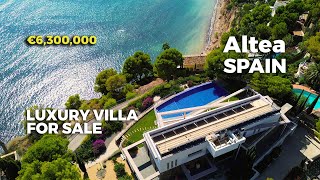 Stylish villa for sale in Zona de Mascarat Altea Spain  Villas in Spain with sea views [upl. by Kerk]