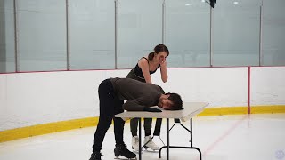 Gabriella Papadakis amp Guillaume Cizeron choreograph show routines for Fantasy on Ice 2023 Part 1 [upl. by Lyndell535]