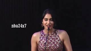 Saravanan Irukka Bayamaen Sucess Meet  Regina Cassandra Speech  nba 24x7 [upl. by Modesty]