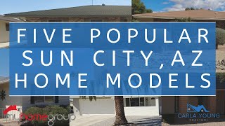 Five Popular Sun City Az Home Models [upl. by Heim]