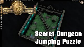 Dungeon Alchemist  Secret Necromancers Dungeon Jumping Puzzle  TTRPG Battle Map  CMDRAconite [upl. by Ettecul906]