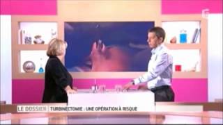 Empty Nose Syndrome at French TV  Turbinate reduction surgery [upl. by Sylvanus]