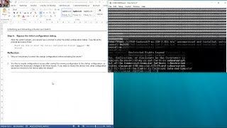 0001 Lab  Initializing and Reloading a Router and Switch [upl. by Thilda828]