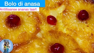 Ananas taart  Bolo di anasa  recept [upl. by Emmi]