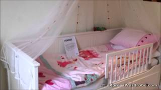 IKEA Hemnes Daybed Design with Canopy and Bed Guard Rail for Kids [upl. by Ettezyl]