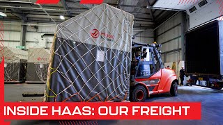 Inside Haas How an F1 Teams Freight Operation Works [upl. by Suzzy]