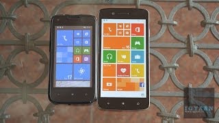 Micromax Canvas Win W121 and W092 Hands On Windows Phone Launch in India [upl. by Noffets]