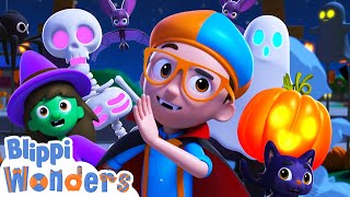 Blippis Roblox Halloween Music Video  Blippi Gaming Vidoes For Kids [upl. by Chamberlin]