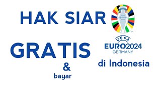 Hak Siar EURO 2024 di Indonesia [upl. by Alehtse]