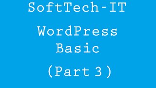 Basic WordPress  Part 3  WordPress installation via Xampp [upl. by Watkin430]