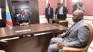 Coalition gouvernemental en RDC  Félix Tshisekedi sest entretenu avec Joseph Kabila [upl. by Swirsky]