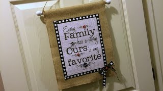 Printable Burlap Flag [upl. by Kaitlynn]