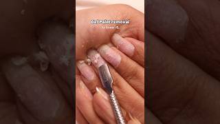 Gel paint removal at home 🌼 nails gelpaint removal nailsart shortsvideo [upl. by Oidivo335]