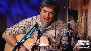 Noel Gallagher “Don’t Look Back in Anger” Acoustic on the Howard Stern Show in 1997 [upl. by Neleh758]